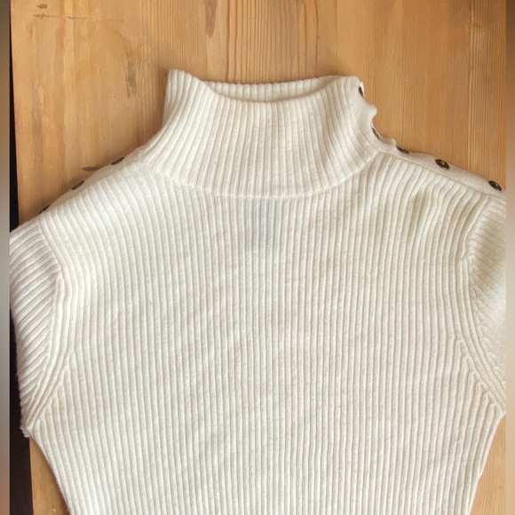 Dex Button Detail Turtleneck Sweater - Picture 8 of 8